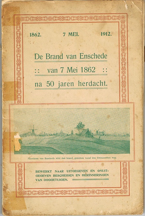 Boek herdenking 50 jaar stadsbrand Enschede